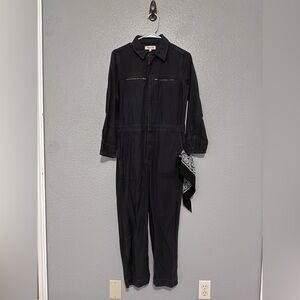 Madewell Black Jumpsuit PETITE SMALL